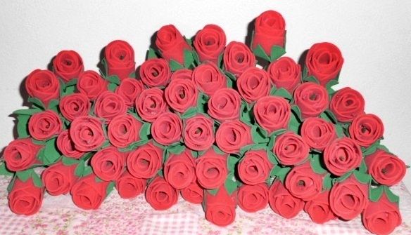Rosas em EVA