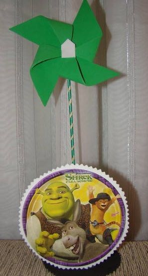 Enfeite de mesa do Shrek