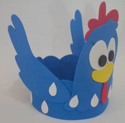 CENTRO DE MESA GALINHA PINTADINHA