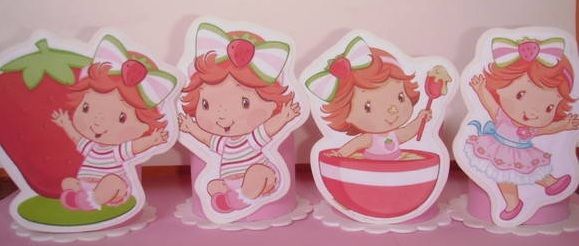 Enfeite de mesa Moranguinho Baby