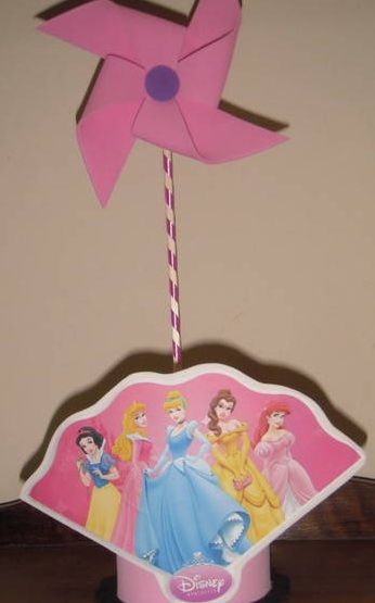 Centro de mesa das Princesas